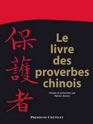 cover image of Le livre des proverbes chinois